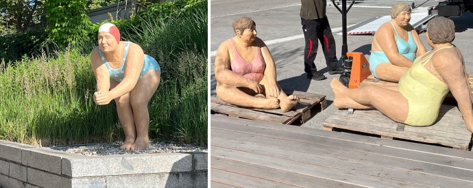 NEUE SKULPTUR AUF DER KUNSTPLATTFORM AM GRÄFELFINGER RATHAUS 
