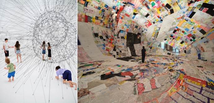 TOMÁS SARACENO IN COLLABORATION. VERWOBENE WELTEN